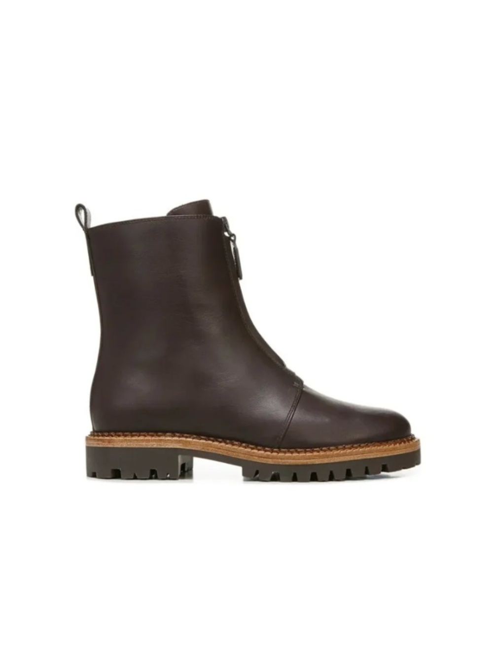 Vince Cabria Water Resistant Front Zip Lug/Combat Front Zip Boots size 9.5